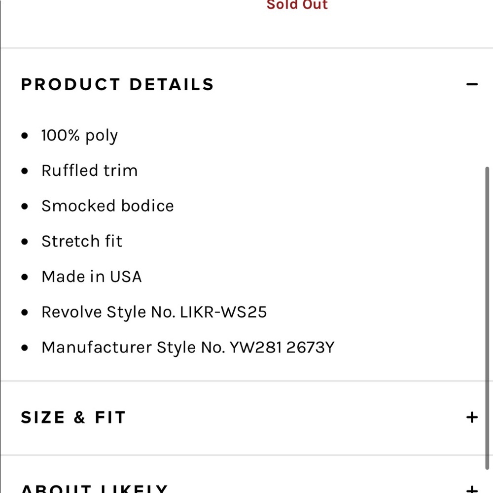 Revolve Likely Athena Ruffle Top - Picture 7 of 7